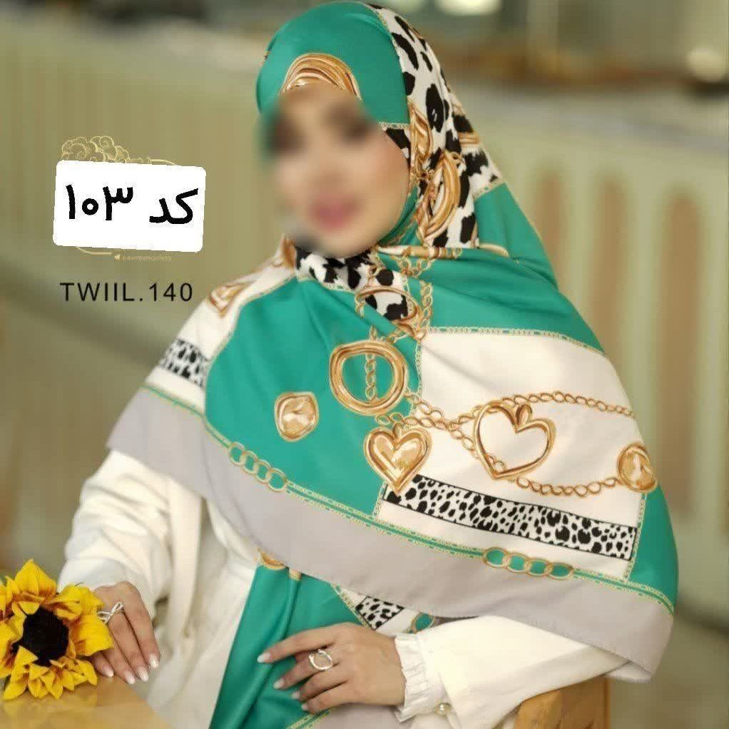 روسری ابریشم تویل قواره 140